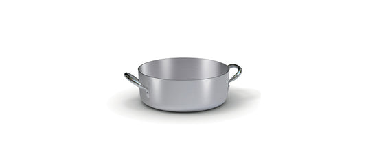 Alluminio casseruola bassa 2 manici 24 Ø cm 24 h 8,5 lt 3,6