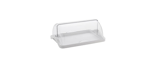 Vetrinetta espositore rettangolare singola bianco cm 44x30 h 21