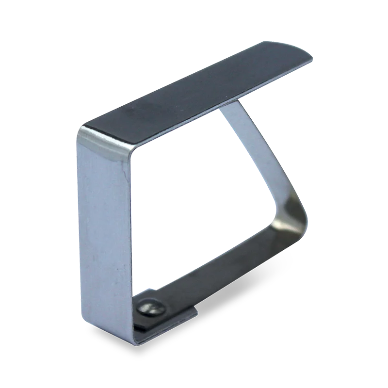 Clip ferma tovaglia inox set 4 pezzi articoli acciaio inox