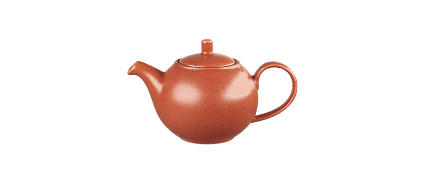 Teiera Stone arancio mattone cl 42,6