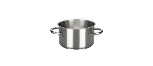 Casseruola inox alta 2 manici Ø cm 28 h 17,5 lt 10,8