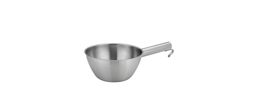 tazzone inox con manico tubolare Ø cm 24 h 14,8 lt 5