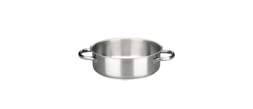 Casseruola inox bassa 2 manici Ø cm 45 h 15,5 lt 24,6