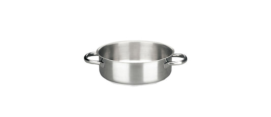 Casseruola inox bassa 2 manici Ø cm 45 h 15,5 lt 24,6