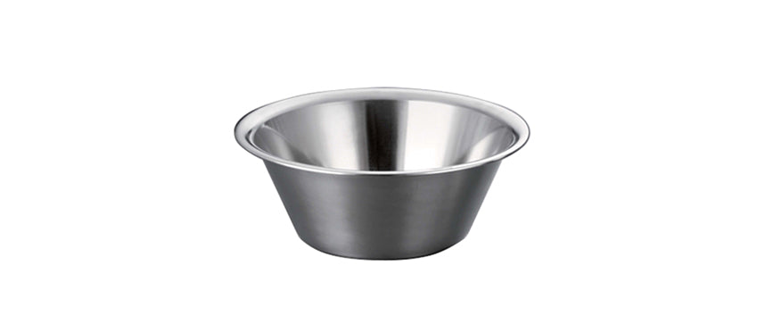 Insalatiera inox conica bordata Ø cm 28 h 10 lt 2,75