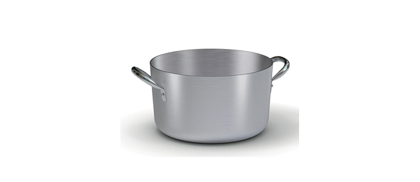 Alluminio casseruola media 2 manici 45 Ø cm 45 h 25 lt 38,7