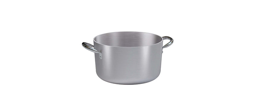 alluminio casseruola media ind 2 manici 28 h 16,5 lt 9,2 Ø cm 28 fondo Ø cm 21