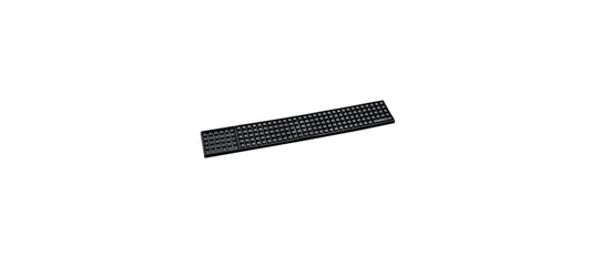 Tappetino gomma nero cm 51x8