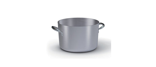 Alluminio casseruola alta 2 manici 24 Ø cm 24 h 16 lt 7