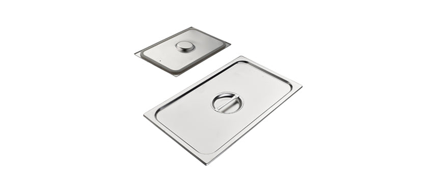 Coperchio con guarnizione per bacinella inox GN 1/1
