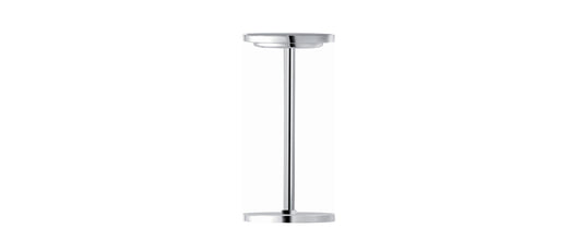 Colonna portasecchiello champagne h cm 59,5 base per secchiello ovale cm 19,5x15