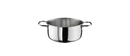 Casseruola alta 2 manici Ø cm 26 fondo Ø cm 19