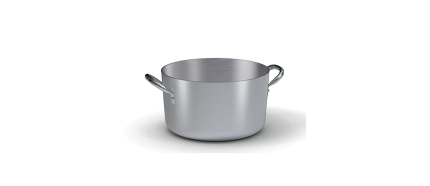 Alluminio casseruola media 2 manici 20 Ø cm 20 h 11,5 lt 3,2