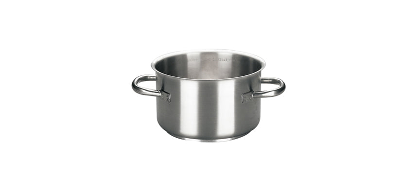 Casseruola inox alta 2 manici Ø cm 40 h 24,5 lt 30,8