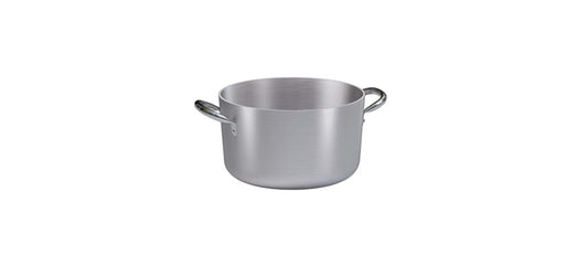 Alluminio casseruola media ind 2 manici 24 h 13,5 lt 5,5 Ø cm 24 fondo Ø cm 18