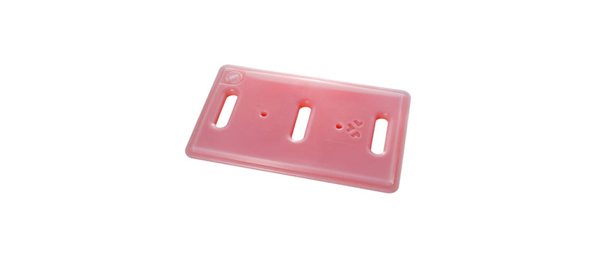 Piastra eutettica rosa per contenitore isotermico mantenimento fresco GN 1/1 cm 53x32,5