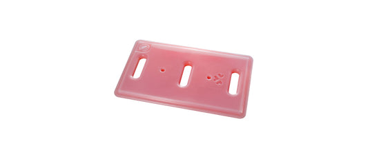 Piastra eutettica rosa per contenitore isotermico mantenimento fresco GN 1/1 cm 53x32,5