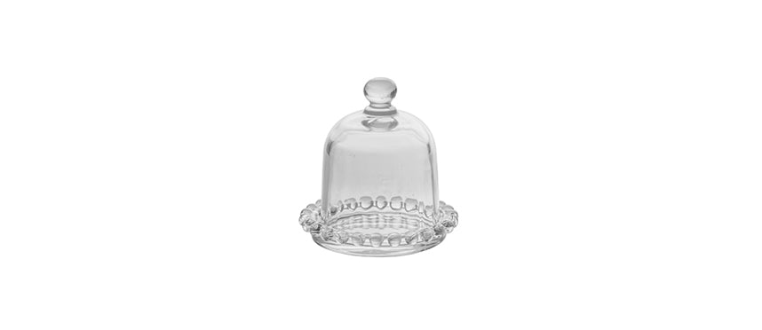Piattino finger food con campana Ø cm 9,5 h 10