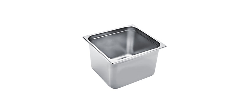 Vasca inox GN 2/3 cm 35,2x32,5 h 20 lt 18