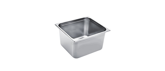 Vasca inox GN 2/3 cm 35,2x32,5 h 20 lt 18