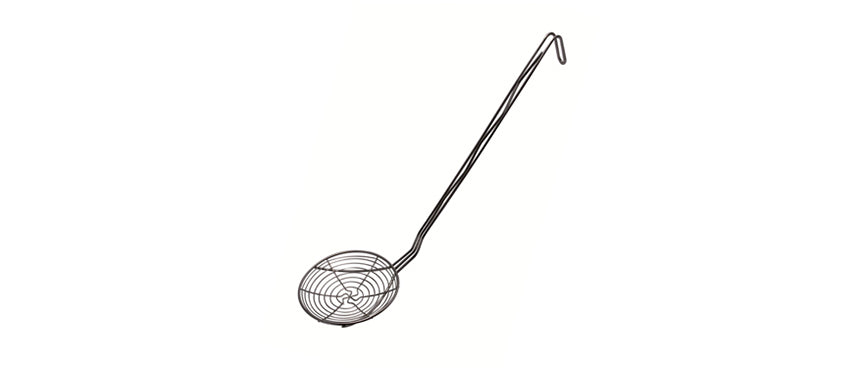 Schiumarola filo inox Ø cm 18 manico 41