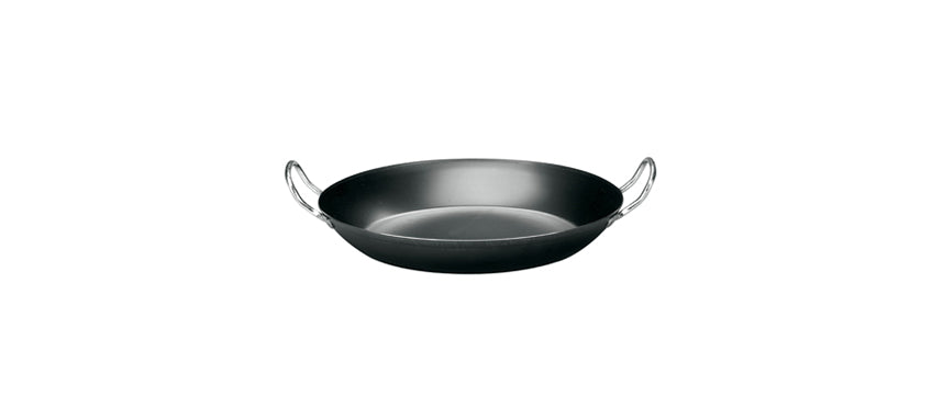 padella ferro paellera 2 manici Ø cm 60 fondo Ø cm 22