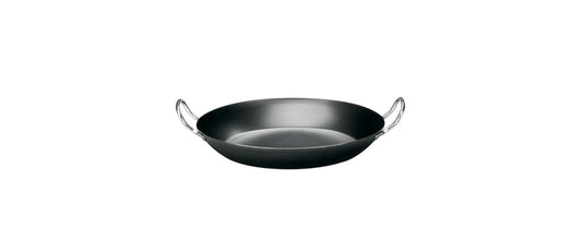 Padella ferro paellera 2 manici Ø cm 60 fondo Ø cm 22