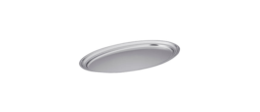 vassoio ovale inox cm 70x45