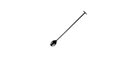 Cucchiaio mescolatore nero cm 28