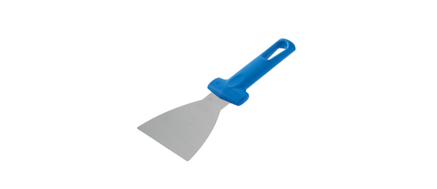 Spatola triangolare flessibile inox cm 10x10