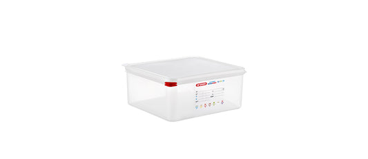 Vasca GN 2/3 in polipropilene con coperchio cm 35,4X32,5 h 15 lt 14