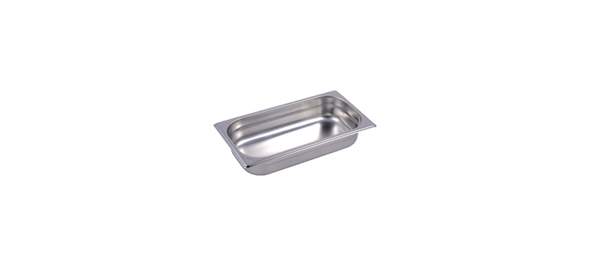 Vasca inox GN 1/3 cm 32,5x17,6 h 6,5 lt 2,5