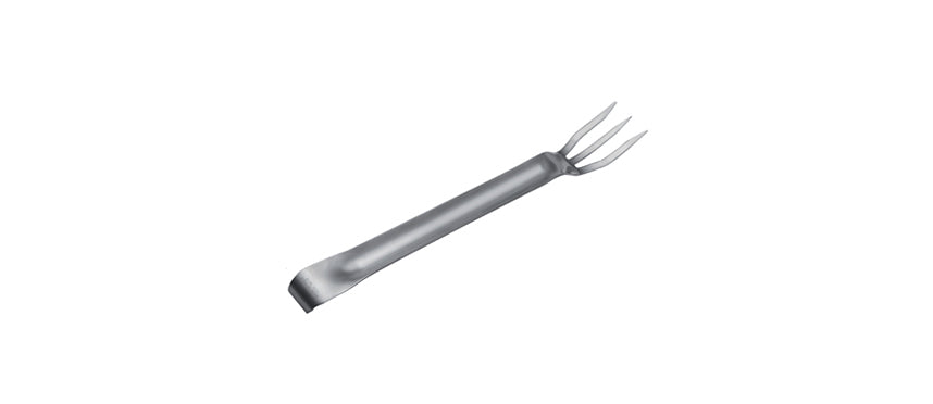 Forchettone 3 punte inox cm 4,5x8 manico 44