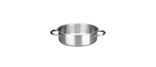 Casseruola inox bassa 2 manici Ø cm 32 h 11 lt 9,2
