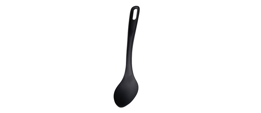 Cucchiaione antiaderente nylon nero cm 31