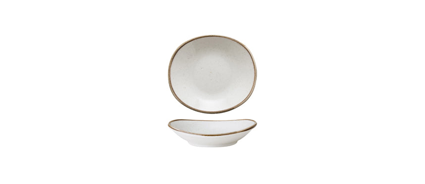 Piatto fondo rettangolare beige (20) cm 20,4X18,8