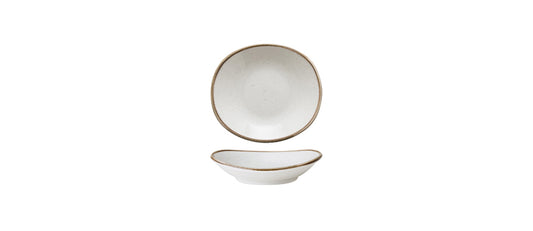 Piatto fondo rettangolare beige (20) cm 20,4X18,8