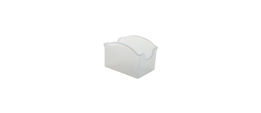 Porta bustine abs trasparente cm 8,5x6 h 6