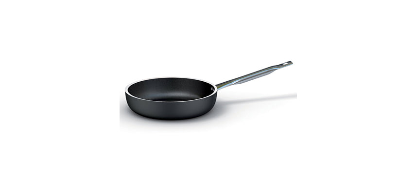padella bassa alluminio antiaderente induzione Ø cm 32 h 6,5 fondo Ø cm 24