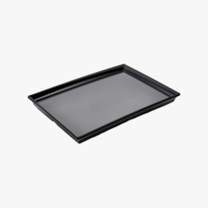 Black pastry presentation tray 35x25 cm