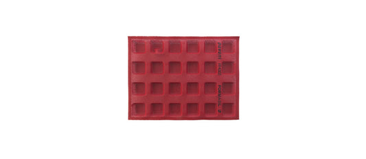 Stampo 24 posti Formasil cm 4,5x4,5 h 1,6 cl 2,7
