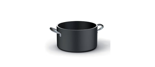 Alluminio casseruola media antiaderente induzione 2 manici 28 h 16,5 lt 9,2 Ø cm 28 fondo Ø cm 21