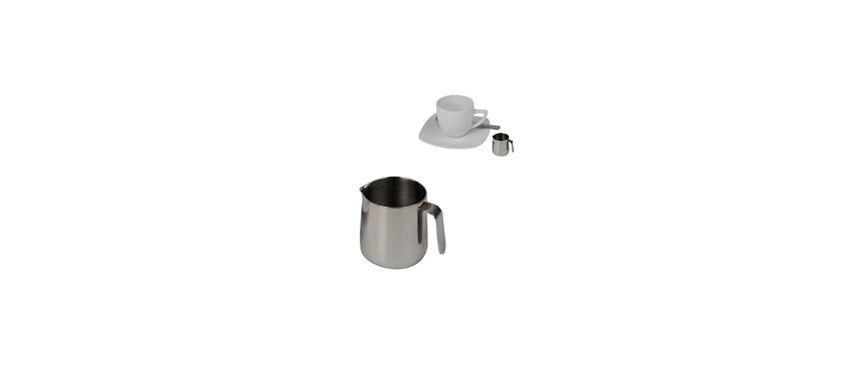 Mini cremiera inox cl 1 h 2,8 Ø cm 2,6