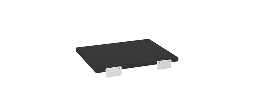 Tagliere cm 60x40 h 2 nero con battente