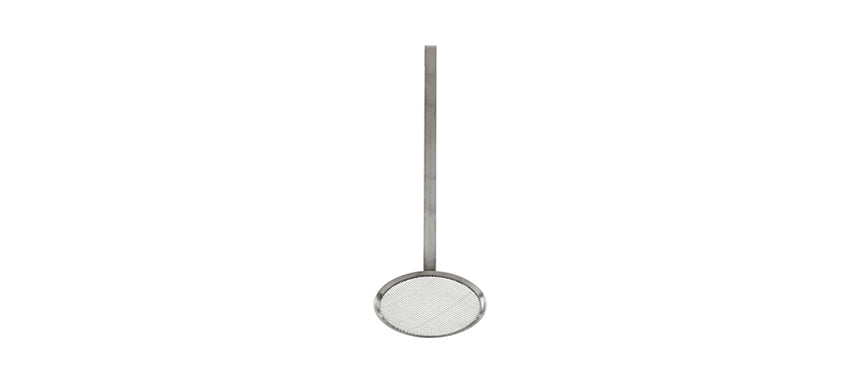 Schiumarola rete fine inox Ø cm 16 manico 38