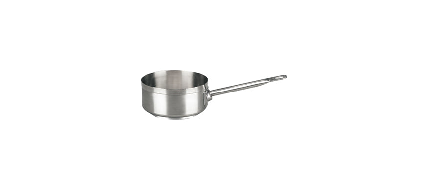 casseruola inox bassa 1 manico Ø cm 16 h 6,5 lt 1,3