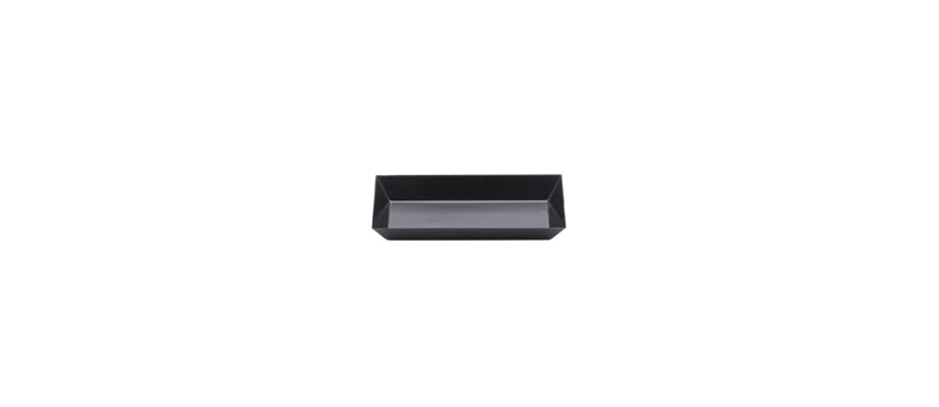 stampo tartelletta rettangolare antiaderente cm 9,8x5,1 barchetta liscia