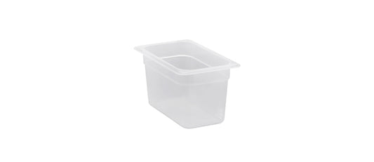 Vasca GN 1/4 in polipropilene cm 26,5X16,5 h 15 lt 3,7