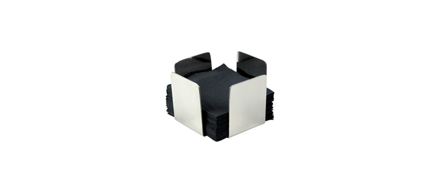portatovaglioli inox cm 11x11 h 7