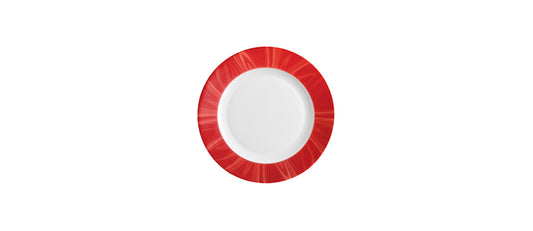 Careware natura rosso piatto frutta Ø cm 19,5